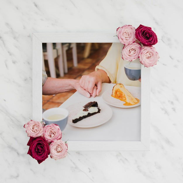 Free Breakfast Mock-Up Memory Photo Psd