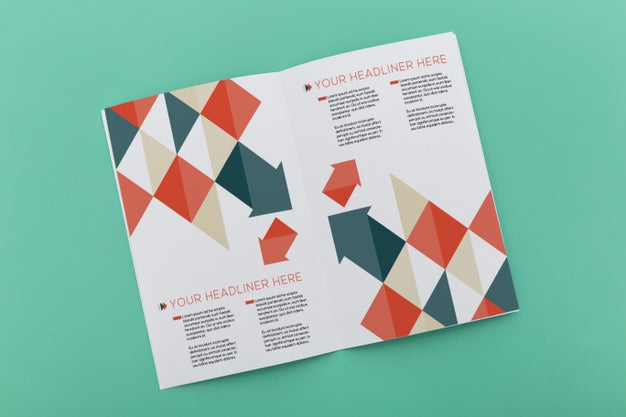 Free Brochure Concept Mock-Up Psd