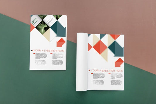 Free Brochure Concept Mock-Up Psd