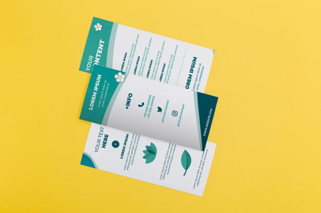 Free Brochure Concept Mock-Up Psd