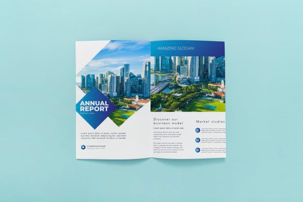 Free Brochure Concept Mock-Up Psd