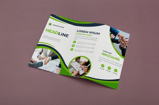 Free Brochure Concept Mock-Up Psd