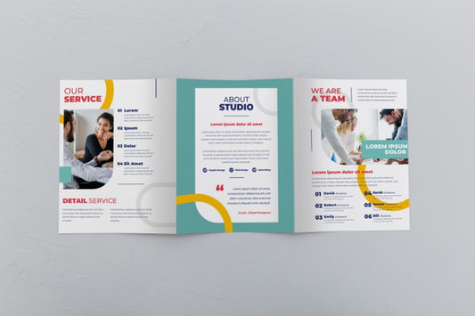 Free Brochure Concept Mock-Up Psd