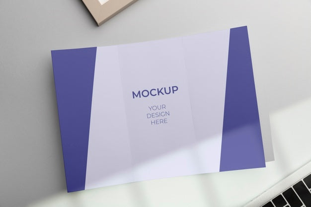 Free Brochure Mockup In Real Context Psd