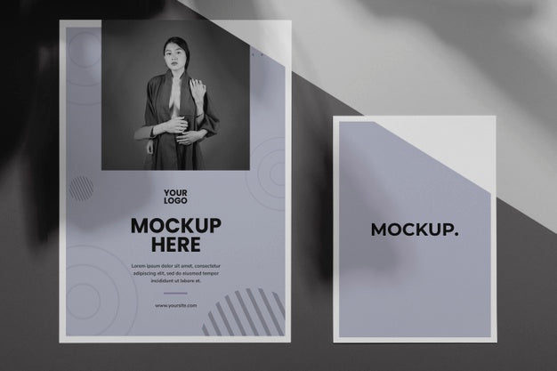 Free Brochure Shadow Overlay Psd