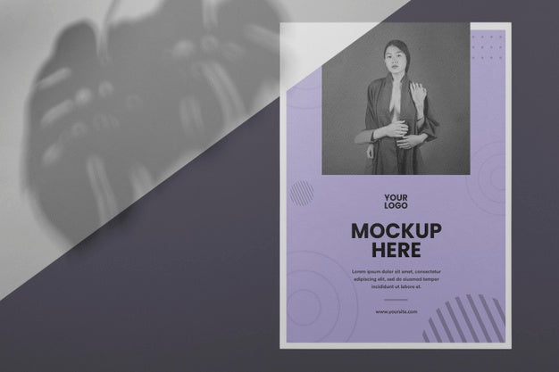 Free Brochure Shadow Overlay Psd