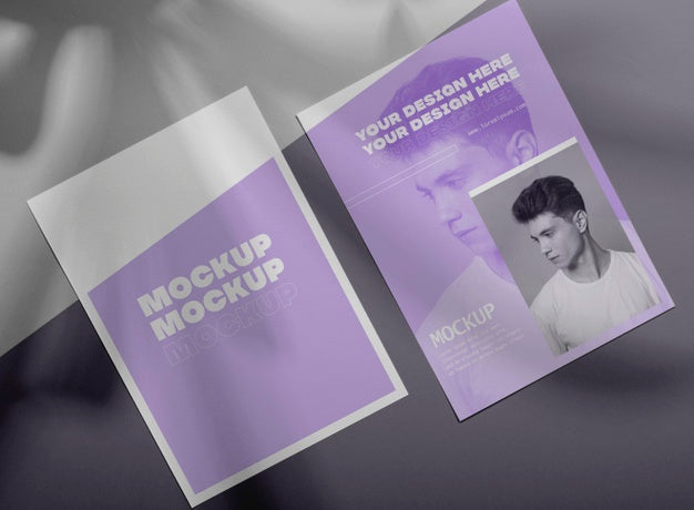 Free Brochure Shadow Overlay Psd