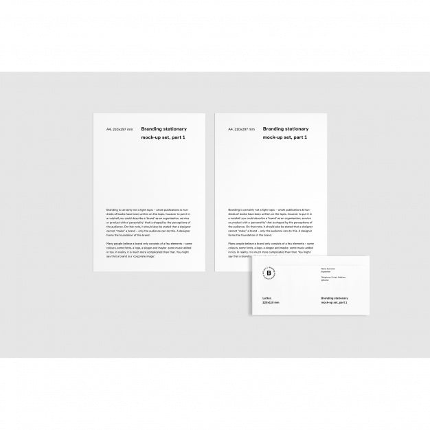 Free Business Brochure Mock Up Psd