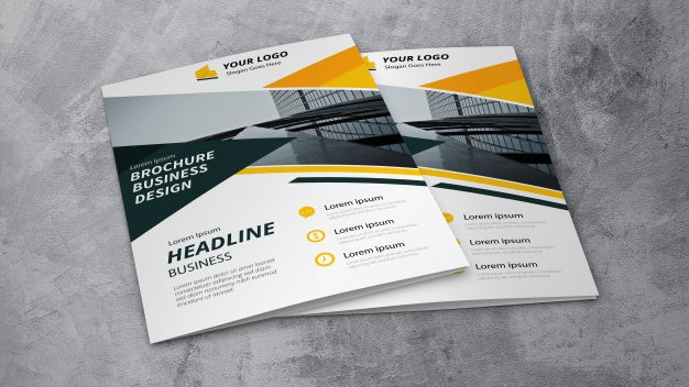 Free Business Brochure Mockup Psd