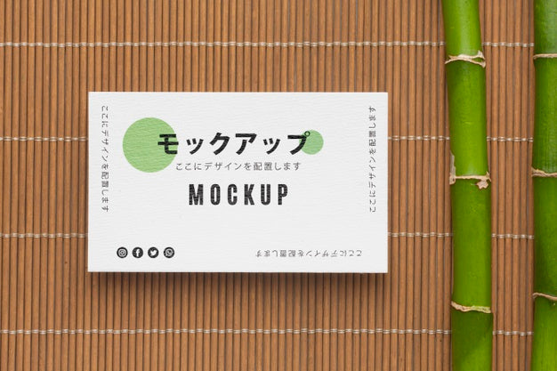 Free Business Card Mock-Up Arrangement Psd