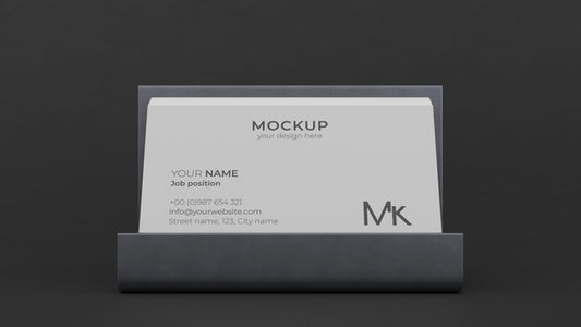 Free Business Card Mock-Up Composition Psd