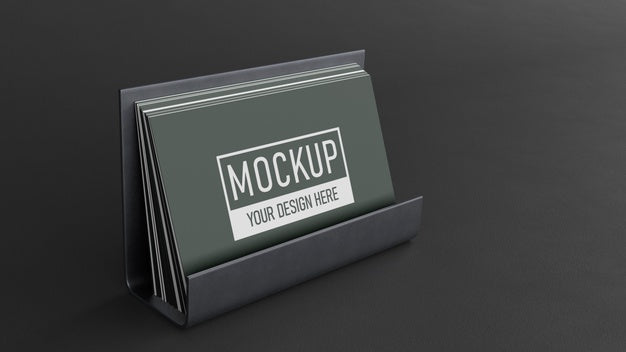 Free Business Card Mock-Up Composition Psd