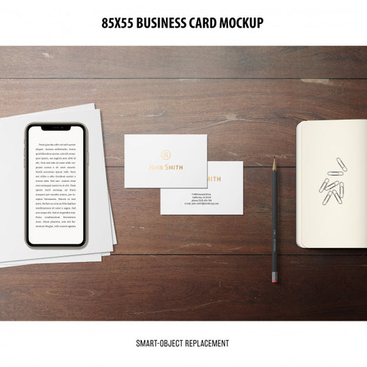 Free Business Card Mockup Psd