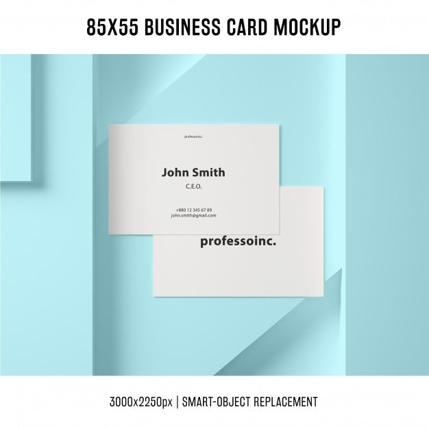 Free Business Card Mockup Psd