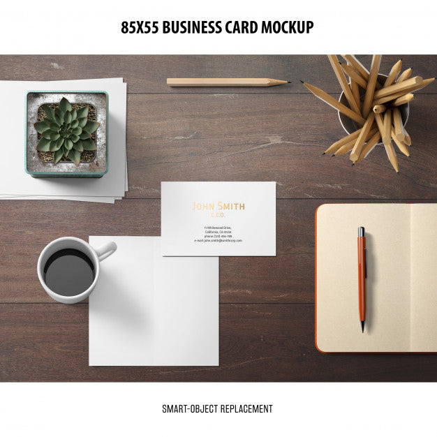 Free Business Card Mockup Psd