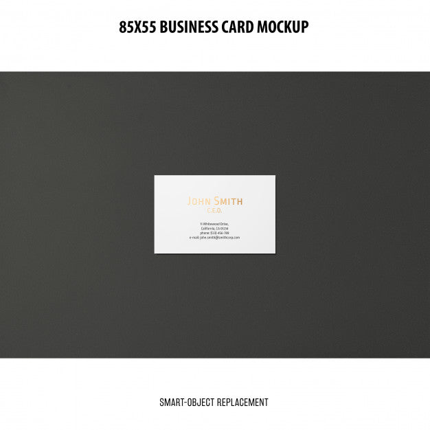 Free Business Card Mockup Psd