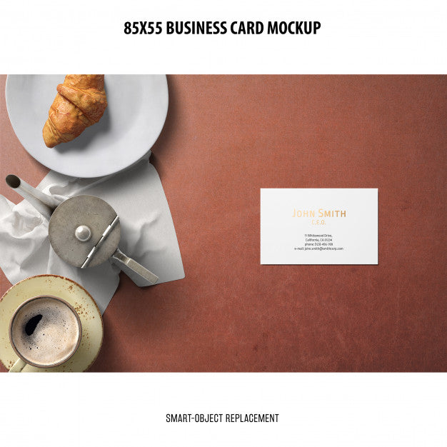 Free Business Card Mockup Psd