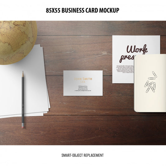 Free Business Card Mockup Psd