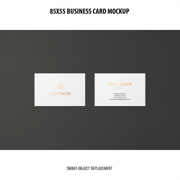 Free Business Card Mockup Psd