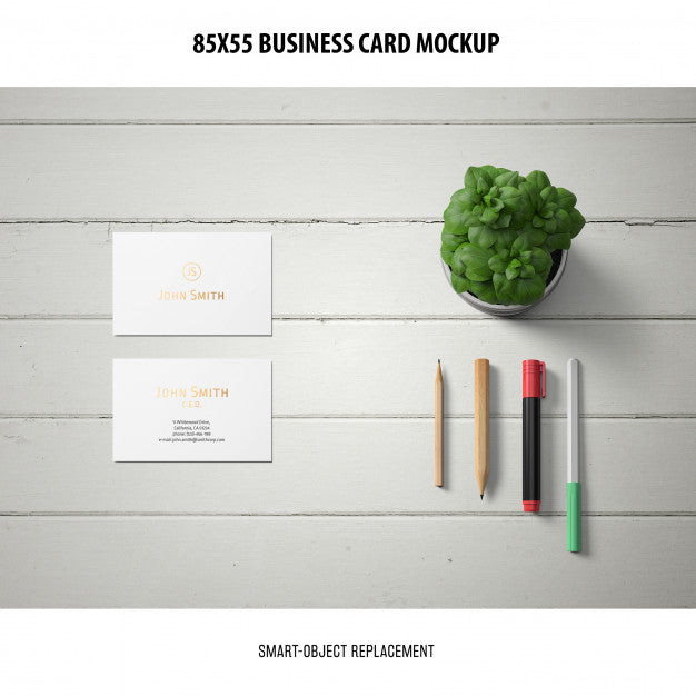 Free Business Card Mockup Psd