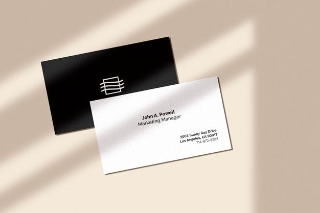 Free Business Card Mockup Psd