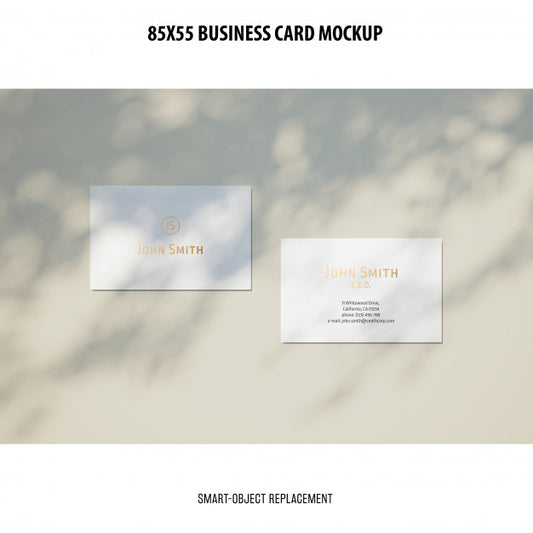 Free Business Card Mockup Psd