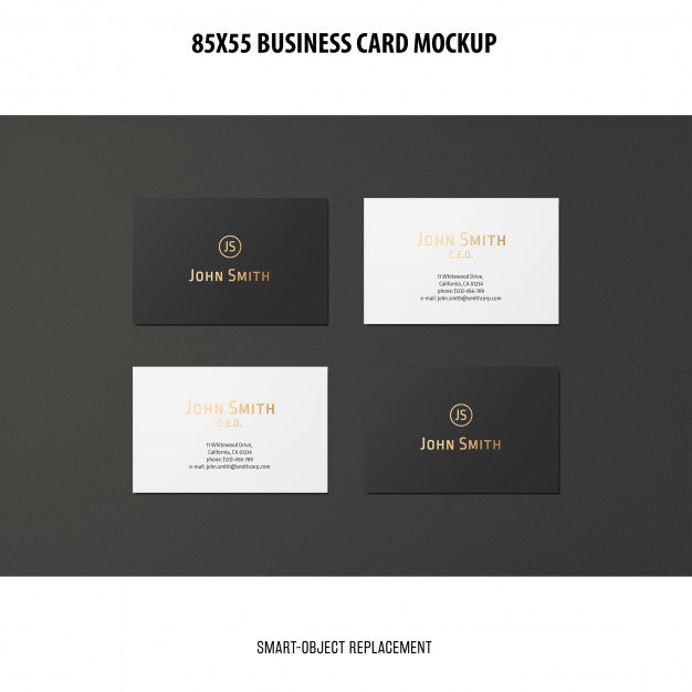 Free Business Card Mockup Psd