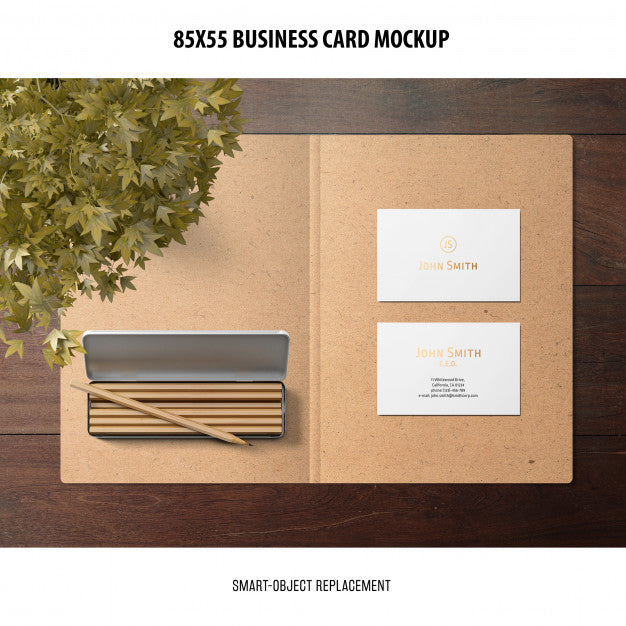 Free Business Card Mockup Psd