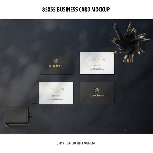 Free Business Card Mockup Psd