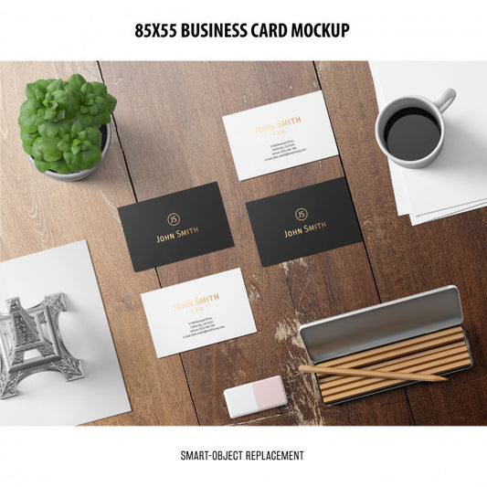 Free Business Card Mockup Psd