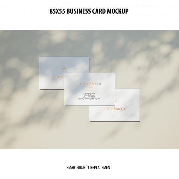 Free Business Card Mockup Psd