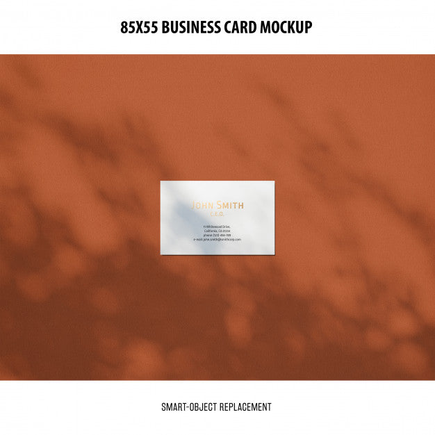 Free Business Card Mockup Psd