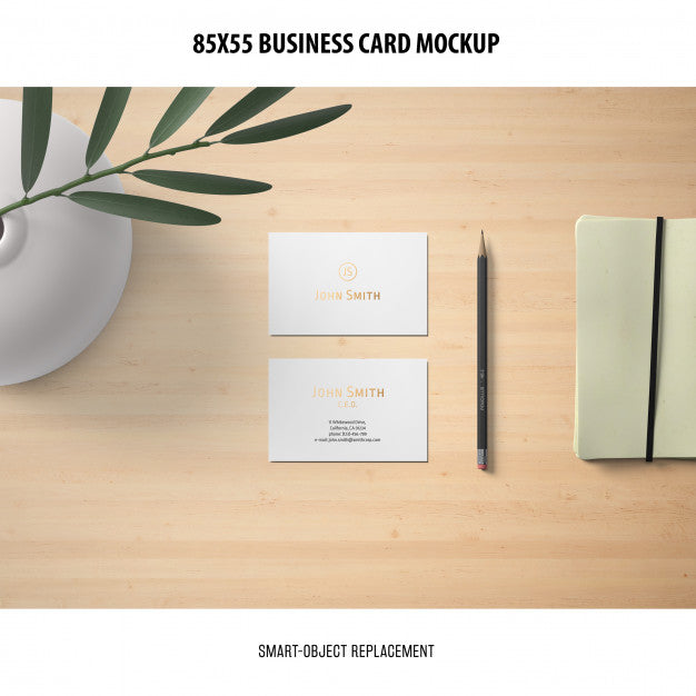 Free Business Card Mockup Psd