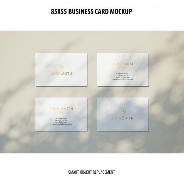 Free Business Card Mockup Psd