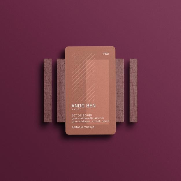 Free Business Card Mockup Psd