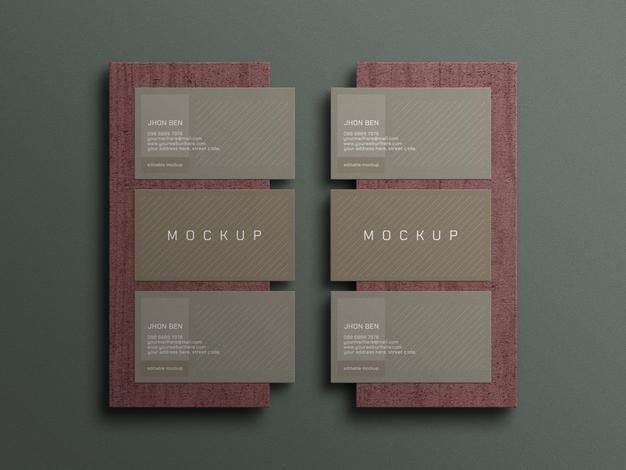 Free Business Card Mockup Psd