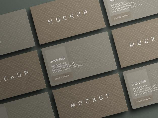 Free Business Card Mockup Psd