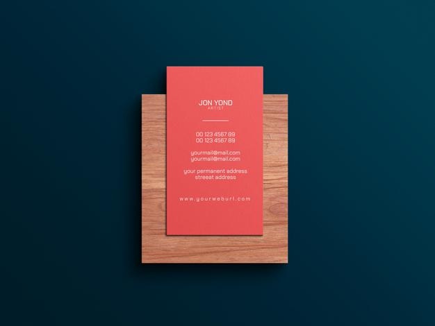 Free Business Card Mockup Psd