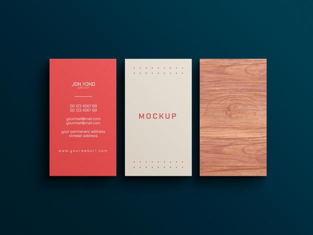 Free Business Card Mockup Psd