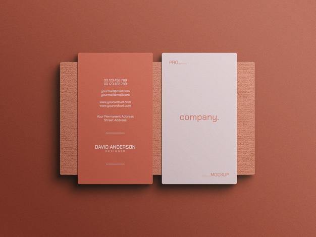 Free Business Card Mockup Psd