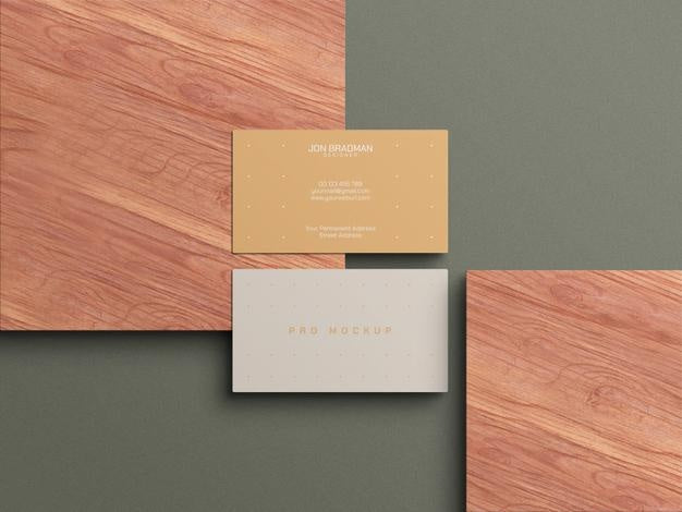 Free Business Card Mockup Psd