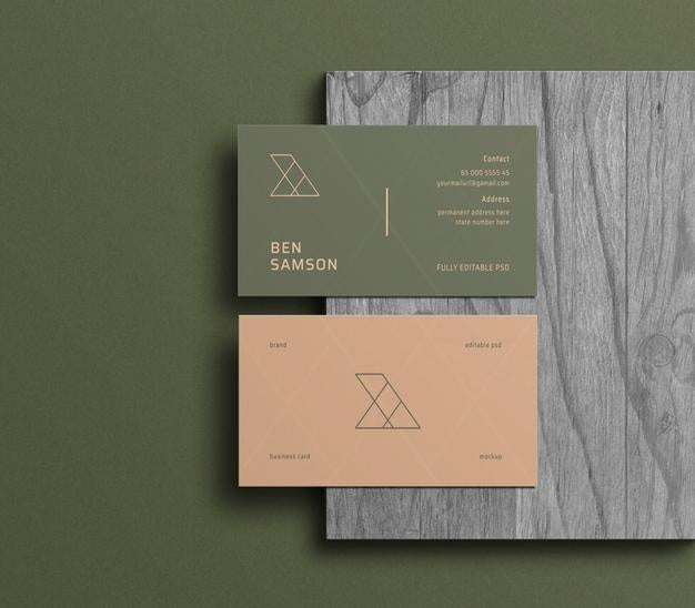 Free Business Card Mockup Psd