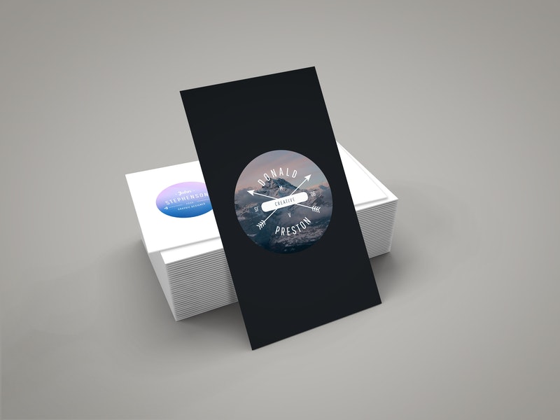 Free Business Card Mockup Vol.10