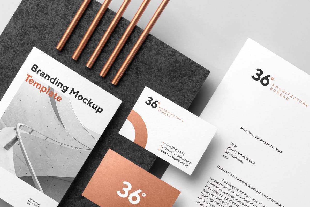 Free Business Card Mockup Vol. 1