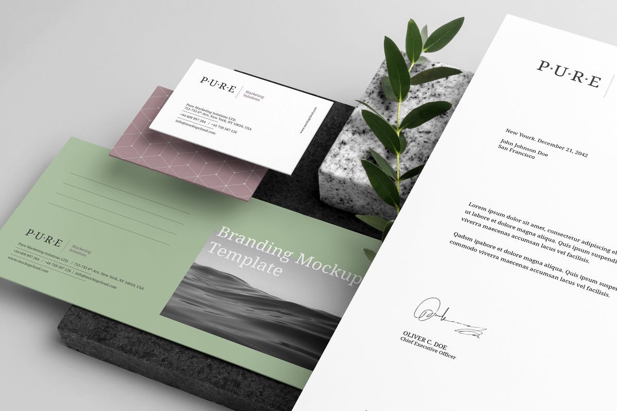 Free Business Card Mockup Vol. 2