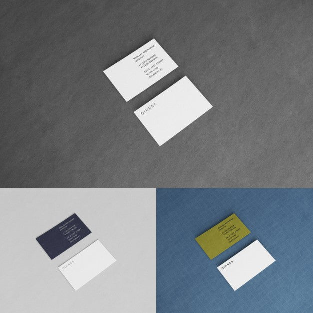 Free Business Card Presentation Mock Up Psd