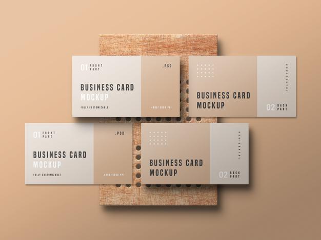 Free Business Card Set Mockup Psd