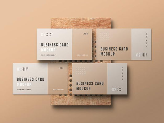 Free Business Card Set Mockup Psd