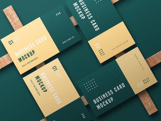 Free Business Card Set Mockup Psd