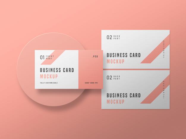 Free Business Card Set Mockup Psd